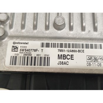 Recambio de centralita motor uce para ford focus lim. (cb4) trend referencia OEM IAM 7M5112A650BCE  