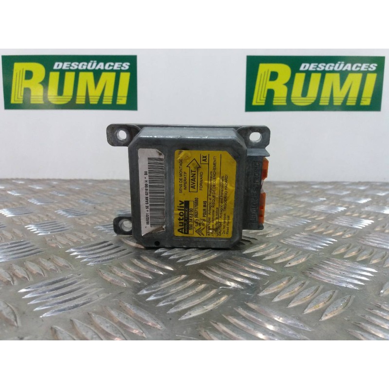 Recambio de centralita airbag para citroën berlingo 1.9 600 d top furg. referencia OEM IAM 550748300 9637176880 