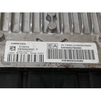 Recambio de centralita motor uce para citroën c5 berlina premier (e) referencia OEM IAM 5WS40260C-T 9660780680 