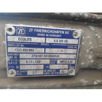 Recambio de caja cambios para renault mascott fg 120. 35/55/65 cabina individual referencia OEM IAM 6S350VD 1323055002 308965