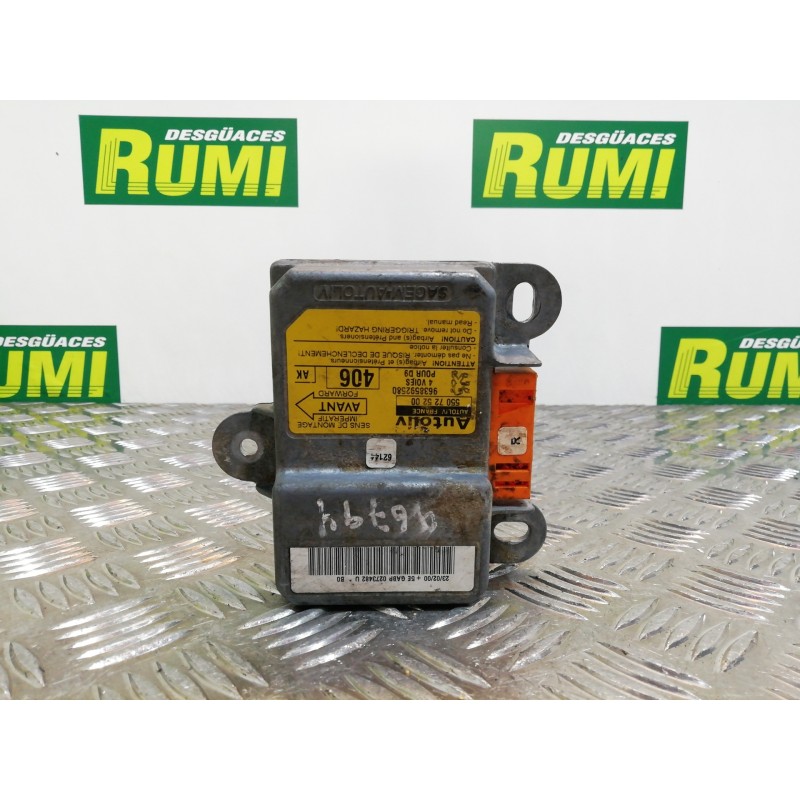 Recambio de centralita airbag para peugeot 406 berlina (s1/s2) srdt referencia OEM IAM 9638592580 550725200 
