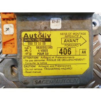Recambio de centralita airbag para peugeot 406 berlina (s1/s2) srdt referencia OEM IAM 9638592580 550725200 