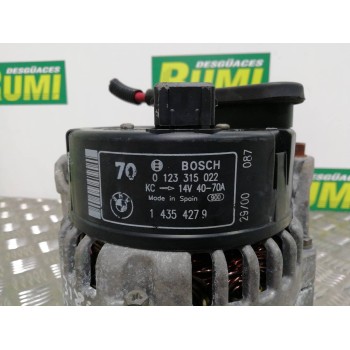 Recambio de alternador para bmw serie 3 berlina (e46) 1.9 cat referencia OEM IAM 14354279 0123315022 