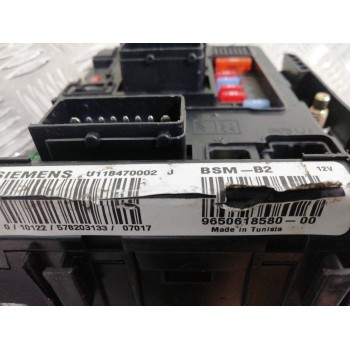 Recambio de centralita check control para citroën berlingo 1.6 hdi 75 collection familiar referencia OEM IAM 9650618580 U1184700