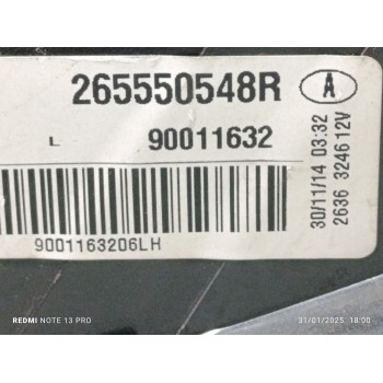 Recambio de piloto trasero izquierdo para renault megane iii berlina 5 p emotion referencia OEM IAM 265550548R  