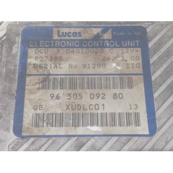 Recambio de centralita motor uce para peugeot 605 srdt referencia OEM IAM 91290 9630509280, 04010020 