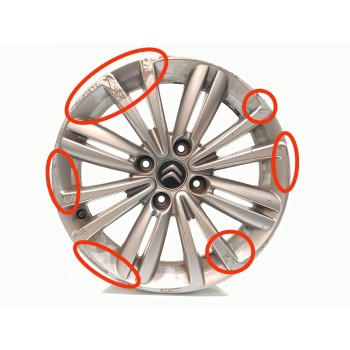 Recambio de llanta para citroën c-elysée exclusive referencia OEM IAM 9677100677  