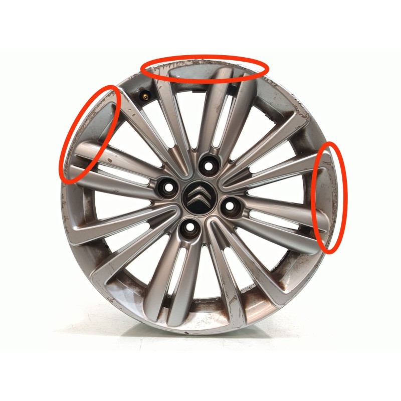 Recambio de llanta para citroën c-elysée exclusive referencia OEM IAM 9677100677  
