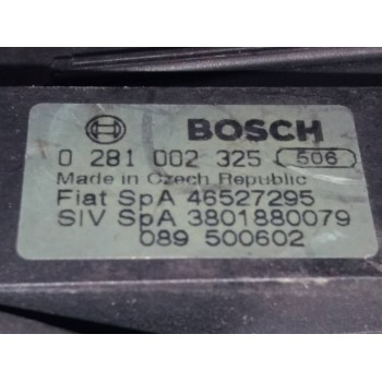 Recambio de potenciometro pedal para fiat punto berlina (188) 1.2 8v elx (i) referencia OEM IAM 46527295 0281002325 