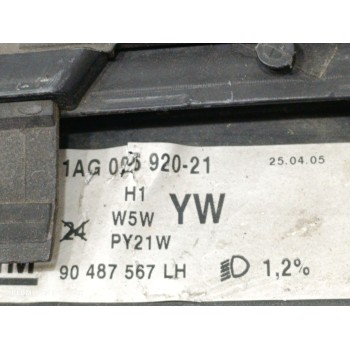 Recambio de faro izquierdo para opel omega b básico berlina referencia OEM IAM 90487567LH  