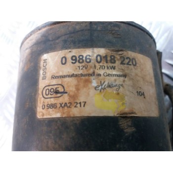 Recambio de motor arranque para ford fiesta berlina (dx) futura referencia OEM IAM 0986018220  