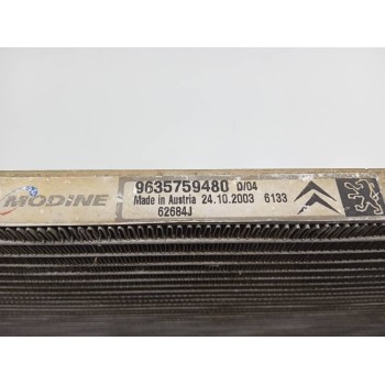 Recambio de condensador / radiador aire acondicionado para citroën c2 furio referencia OEM IAM 9635759480  