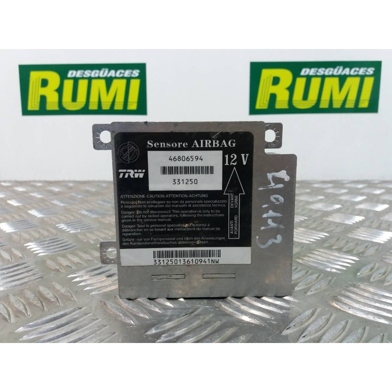 Recambio de centralita airbag para fiat punto berlina (188) 1.2 8v referencia OEM IAM 46806594 331250 