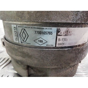 Recambio de compresor aire acondicionado para renault scenic (ja..) 1.9 dci authentique referencia OEM IAM 7700105765  