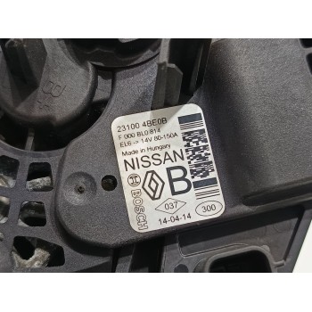 Recambio de alternador para nissan qashqai (j11) tekna 4x4 referencia OEM IAM 231004BE0B  