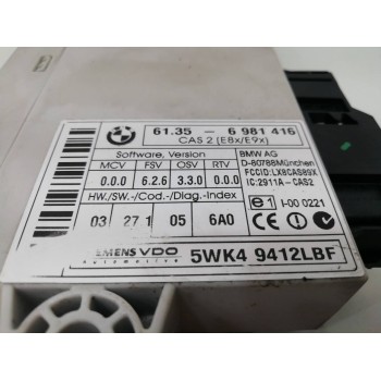 Recambio de modulo electronico para bmw serie 3 berlina (e90) 318d referencia OEM IAM 6981416 61356981416 5WK49412
