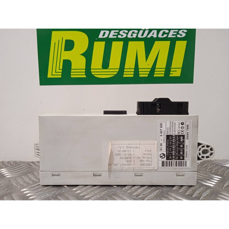 Recambio de modulo electronico para bmw serie 5 berlina (e60) 530d referencia OEM IAM 5WK47995 61356927928 