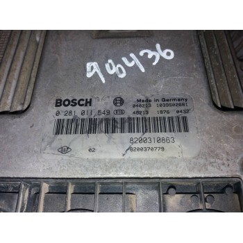 Recambio de centralita motor uce para renault megane ii berlina 3p extreme referencia OEM IAM 0281011549 8200310863 