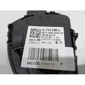 Recambio de potenciometro pedal para peugeot 2008 (--.2013) gt line referencia OEM IAM 9671433880  