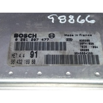 Recambio de centralita motor uce para peugeot 206 berlina xs referencia OEM IAM 0281207477 9643218980 