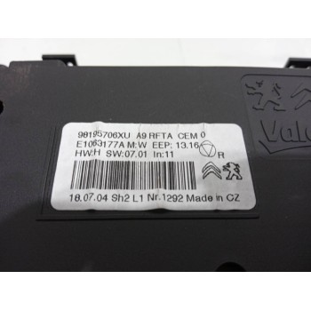 Recambio de mando climatizador para peugeot 2008 (--.2013) gt line referencia OEM IAM 98195706XU  