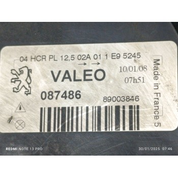 Recambio de faro izquierdo para peugeot 306 berlina 3/4/5 puertas (s2) boulebard referencia OEM IAM 89003846  