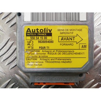 Recambio de centralita airbag para peugeot 206 berlina gt referencia OEM IAM 9636894080 550541500 