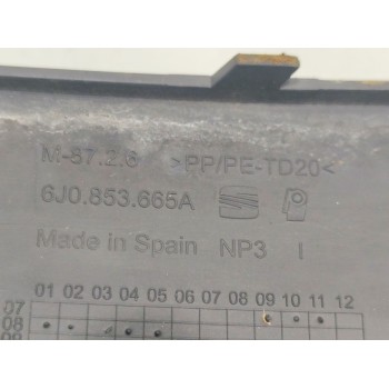 Recambio de rejilla paragolpes izquierda para seat ibiza st (6j8) copa referencia OEM IAM 6J0853665A  