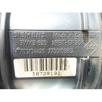 Recambio de caudalimetro para renault megane ii berlina 3p confort expression referencia OEM IAM 5WK9620 H7700104426 7700109812