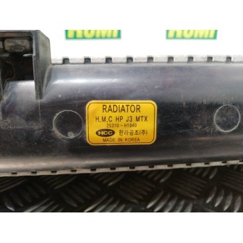 Recambio de radiador agua para hyundai terracan (hp) 2.9 crdi full referencia OEM IAM 25310H1940  