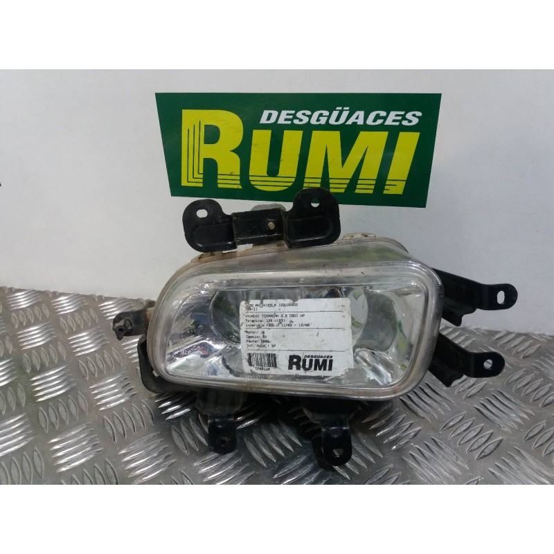 Recambio de faro antiniebla izquierdo para hyundai terracan (hp) 2.9 crdi gls referencia OEM IAM   