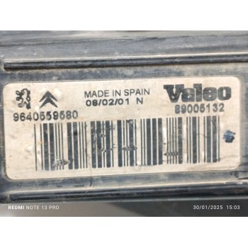 Recambio de faro izquierdo para peugeot 206 berlina x-line referencia OEM IAM 9640559580  