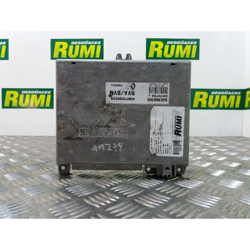 Recambio de centralita motor uce para renault laguna (b56) 2.0 anade referencia OEM IAM S101727104 S101727104 7700860316
