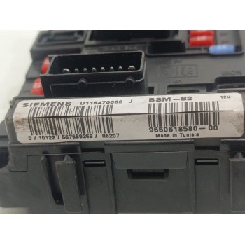 Recambio de caja reles / fusibles para citroën berlingo 1.9 d sx familiar referencia OEM IAM 9650618580  