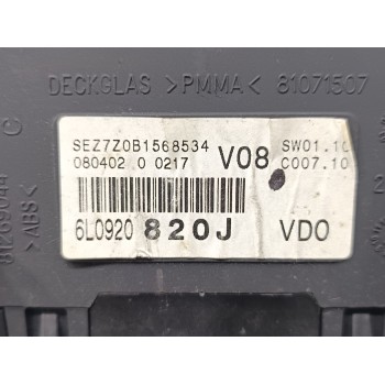 Recambio de cuadro instrumentos para seat ibiza (6l1) fresh referencia OEM IAM 6L0920820J  