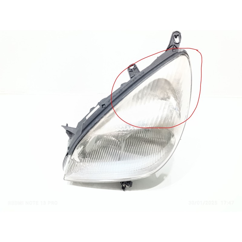 Recambio de faro izquierdo para citroën c5 berlina 2.0 hdi 90 sx/sx automático referencia OEM IAM 9639319980  