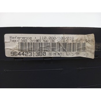 Recambio de cuadro instrumentos para peugeot 406 coupe (s1/s2) 2.2 hdi referencia OEM IAM 9644231380  