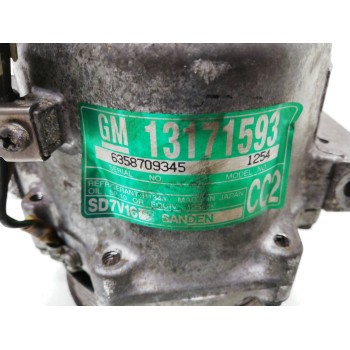 Recambio de compresor aire acondicionado para opel vectra c berlina comfort referencia OEM IAM 13171593  