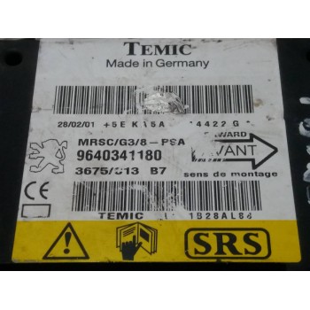 Recambio de centralita airbag para peugeot 607 (s1) básico referencia OEM IAM 9640341180 3675C13 