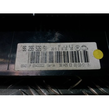 Recambio de mando climatizador para peugeot 607 (s1) pack referencia OEM IAM 96295526  