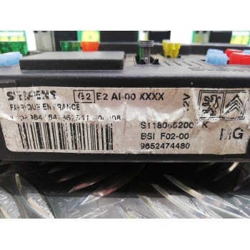 Recambio de caja reles / fusibles para citroën c2 sx referencia OEM IAM 9652474480 S118085200K 