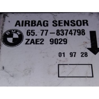 Recambio de centralita airbag para bmw serie 3 berlina (e36) 318i exclusiv edition referencia OEM IAM 8374798 3503727733, ZAE290