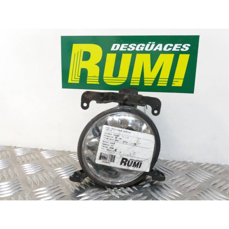 Recambio de faro antiniebla derecho para hyundai accent (lc) gs referencia OEM IAM   