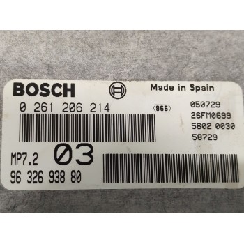 Recambio de centralita motor uce para citroën saxo 1.6 vts referencia OEM IAM 9632693880  