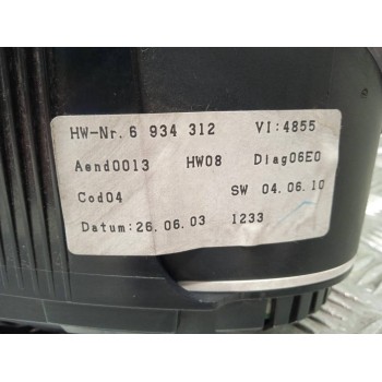 Recambio de cuadro instrumentos para bmw serie 5 berlina (e60) 530d referencia OEM IAM 62116937618 110080213, 110080213100 A2C53