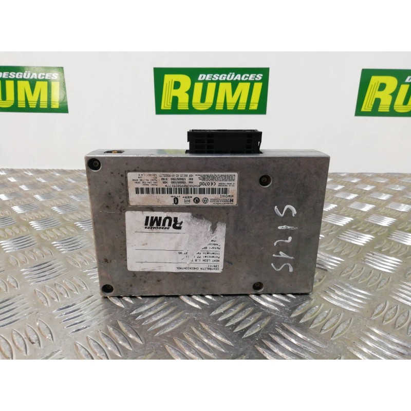 Recambio de centralita check control para seat leon (1p1) comfort limited referencia OEM IAM 1Z0035729D  