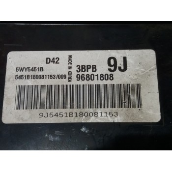 Recambio de centralita motor uce para chevrolet matiz s referencia OEM IAM 96801808 5WY5451B 