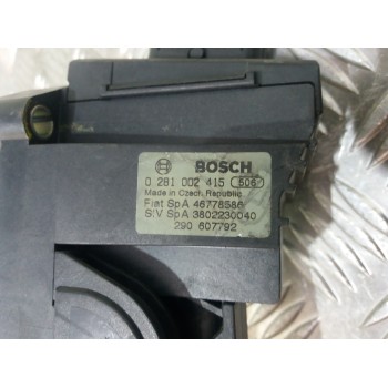 Recambio de potenciometro pedal para fiat doblo (119) 1.9 jtd malibu referencia OEM IAM 0281002415 46778586 