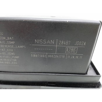 Recambio de caja reles / fusibles para nissan qashqai (j10) acenta referencia OEM IAM 284B7JD02A  