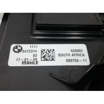 Recambio de electroventilador para bmw serie x3 (g01) xdrive20d xline referencia OEM IAM 8472314 17118472314 626002 8686170